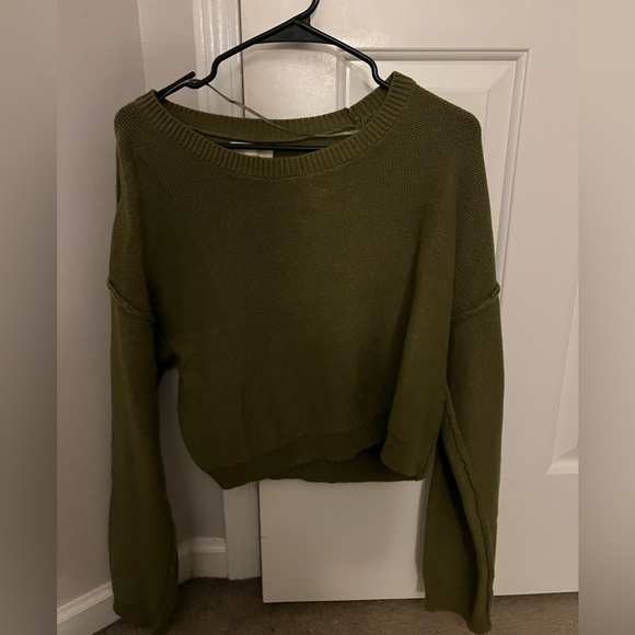 Army green pacsun sweater// size medium - Picture 2 of 2